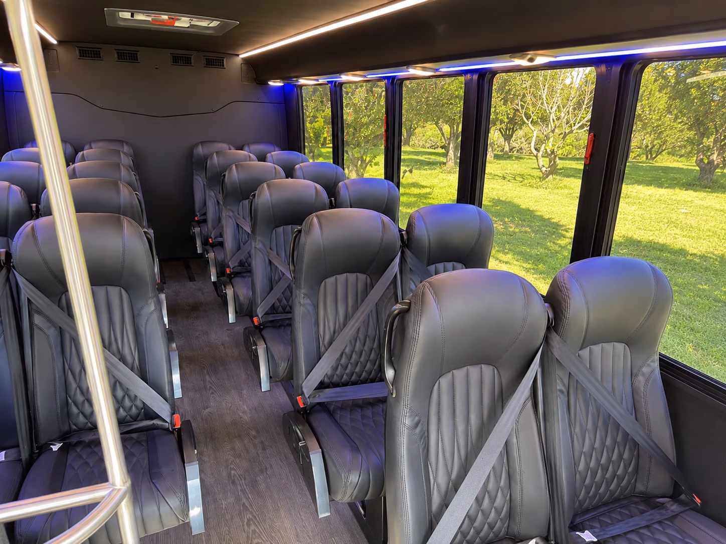 ocala 18 passenger minibus inside