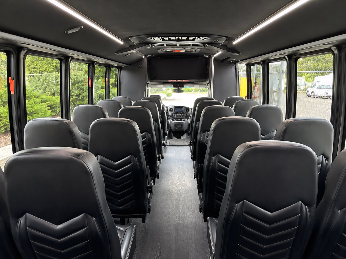 ocala 18 passenger minibus interior