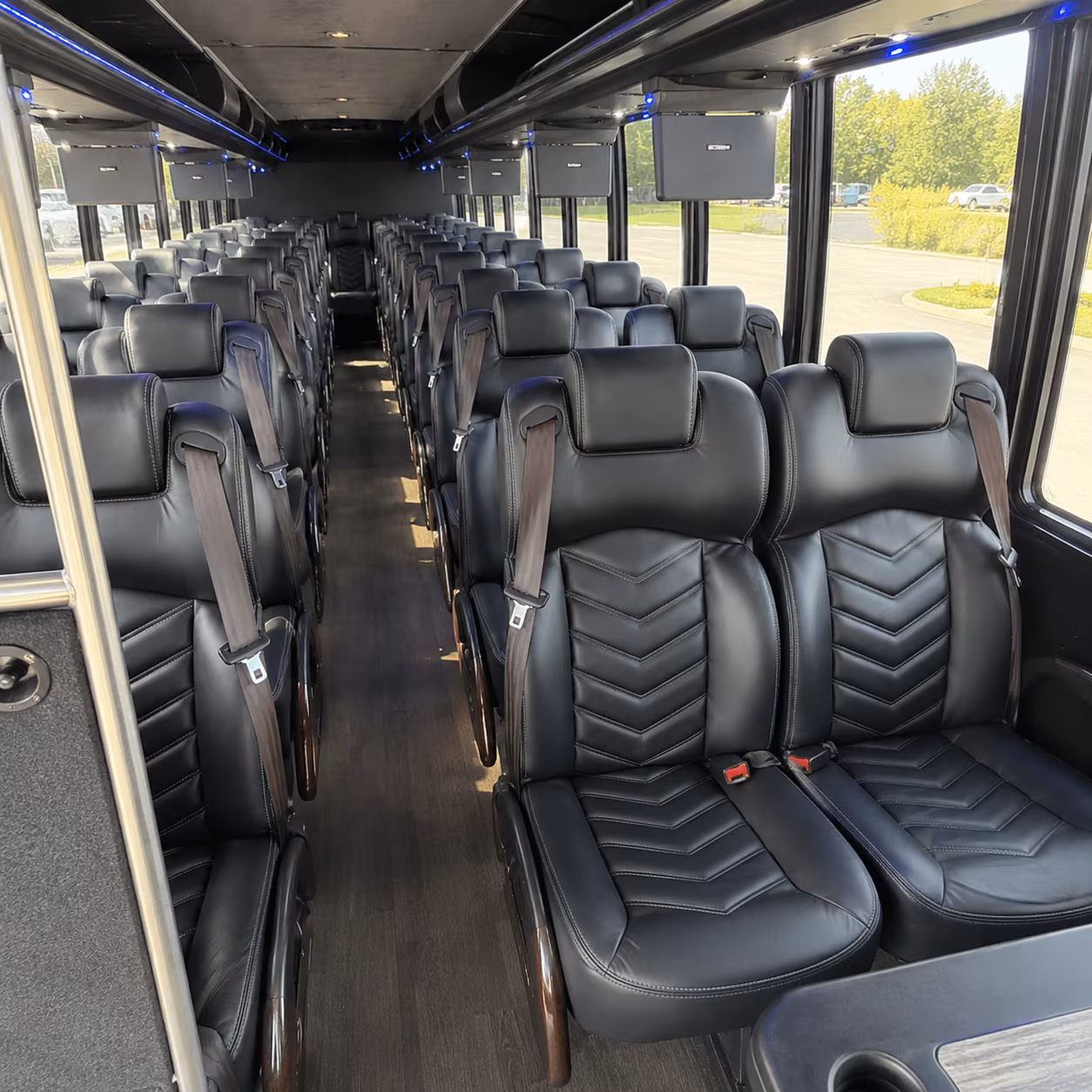 ocala 25 passenger minibus interior