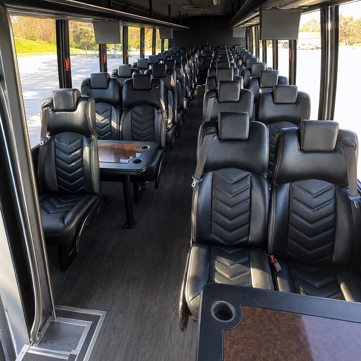 ocala 28 passenger minibus interior