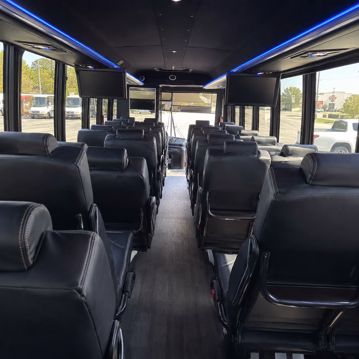 ocala 30 passenger minibus interior