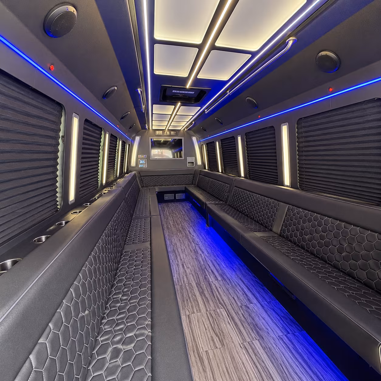 ocala 30 passenger party bus interior