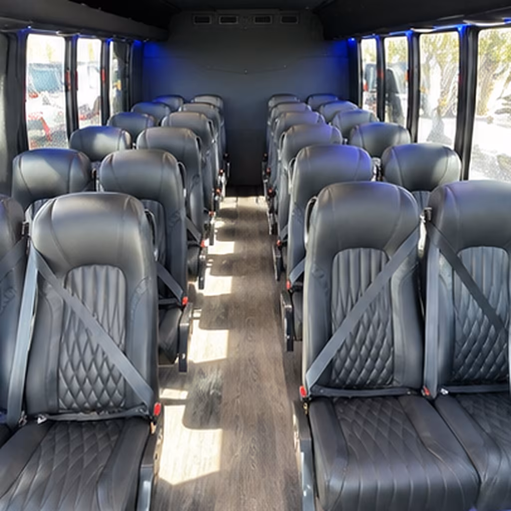 ocala 35 passenger minibus interior