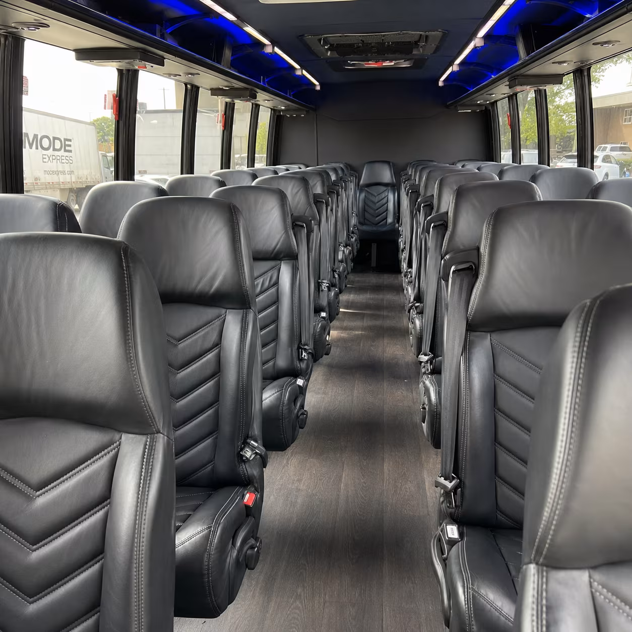 ocala corporate event transportation onboard seating
