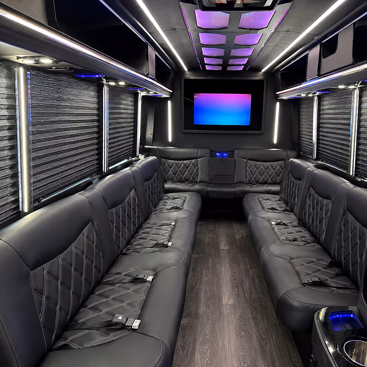 ocala party bus interior